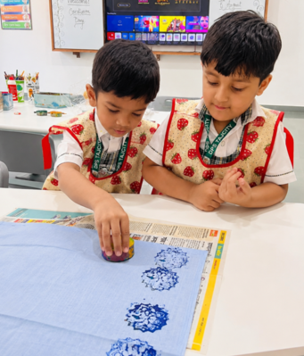 Early Years and Cambridge Primary students at DPS Taj City, Agra